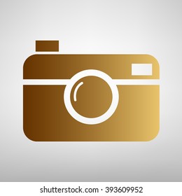 Digital photo camera icon