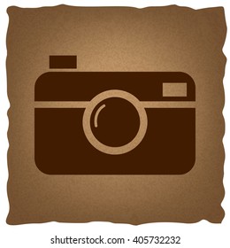 Digital photo camera icon