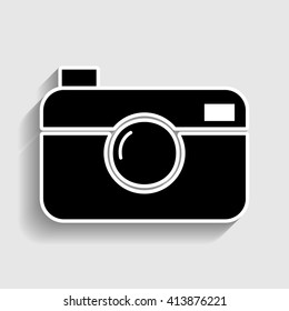 Digital photo camera icon