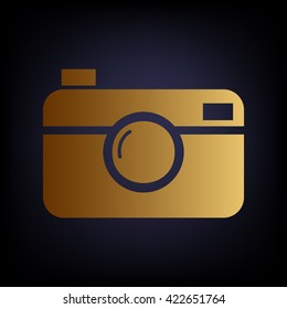 Digital photo camera icon