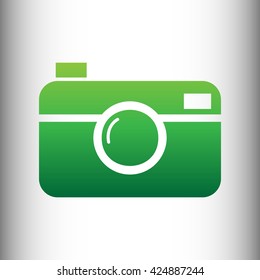 Digital photo camera icon