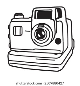 digital photo camera , camera on black with white background ,"Focus on Photography Celebrating World Photography Day"