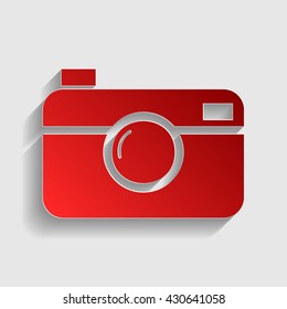 Digital photo camera sign