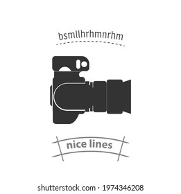 digital photo camera simple vector icon. digital photo camera simple vector icon. digital photo camera simple vector icon. 