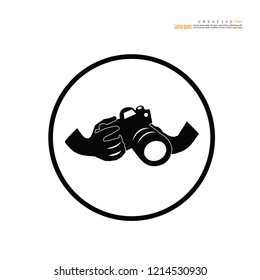 digital photo camera.vector illustrator.    