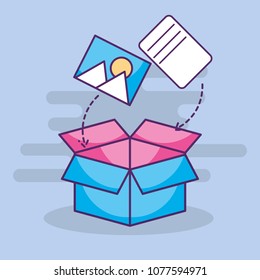 digital photo document storage box