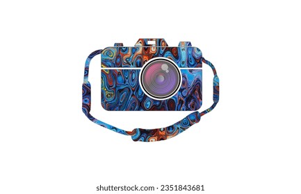 Foto digital con textura de icono