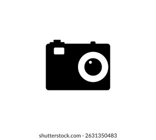 digital photography camera silhouette vector isolated 