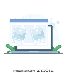 Digital photography file storage concept illustrating image organization, data management, cloud backup, and secure media archiving solutions.