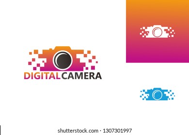 Digital Photography Logo Template Design Vector, Emblem, Design Concept, Creative Symbol, Icon