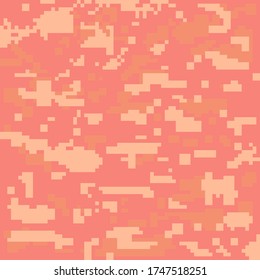 Digital pixel camo. Vector illustration.