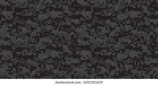 Digital pixel camouflage pattern. Military texture background. 