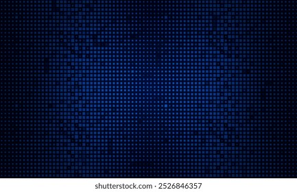 Digital Pixel Explosion. Abstract Virtual Cyber Space Data Flow. Halftone Pixel Light of technology background Hitech innovation vector design. 