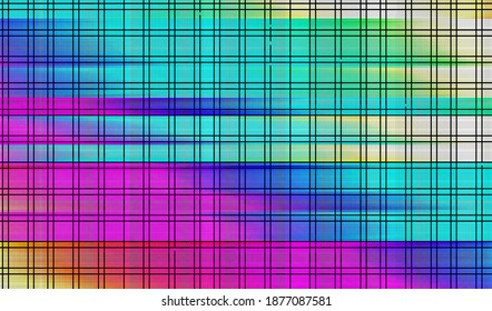 Digital pixel noise. Corrupted encoded video. Vector illustration.