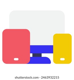 El ícono de la plataforma digital se puede utilizar para Web, App, infografía, etc