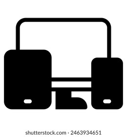 Digital Platform icon can be used for web, app, infographic, etc