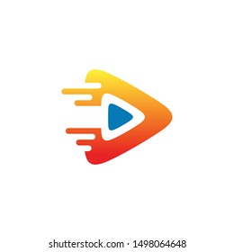 digital play logo icon vector