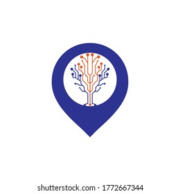 Digital Point Technology Logo template design.