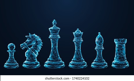 Chess pieces set Royalty Free Vector Image - VectorStock