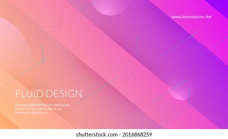 Digital Poster. Horizontal Invitation. Pink Mobile Banner. Plastic Frame. Cool Landing Page. Modern Flyer. Neon Element. Tech Gradient Shape. Lilac Digital Poster