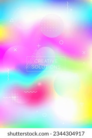 Digital Presentation. Summer Dots. Blue Soft Texture. Trendy Flyer. Gradient Background. Light Multicolor Backdrop. Neon Shape. Shiny Screen. Purple Digital Presentation