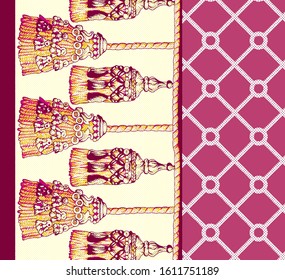 Digital Print design with motif
