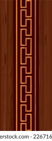 Digital print door design 3d illustration.laminated modern door design and background