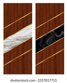 Digital print door design 3d illustration.laminated modern door design and background wallpaper