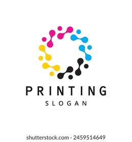 Digital Print Logo Design Template