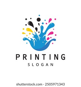Digital Print Logo Design Template