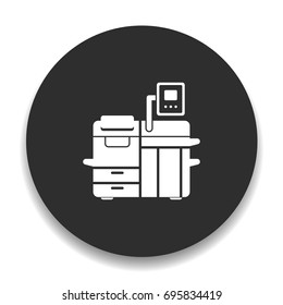 Digital print machine icon