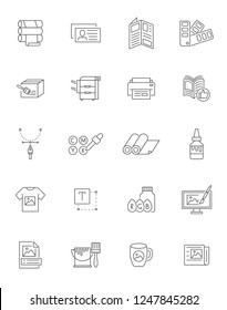 Digital Printing Icon Set