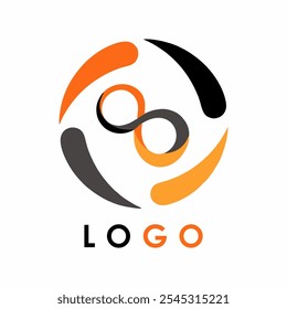 Digital Printing logo, and is combined with the infinity symbol