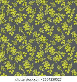impressão digital padrão têxtil papel de parede flor allover