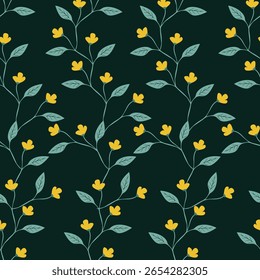 Flor de Fondo de pantalla de patrón textil de impresión digital allover