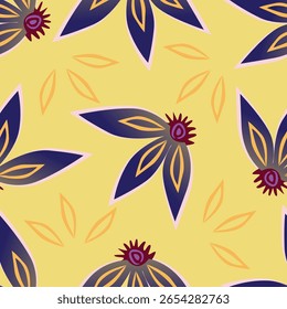 digital printing textile pattern wallpaper flower allover