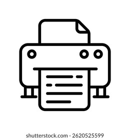 Digital Printing Vector outline icon. Eps10 file 