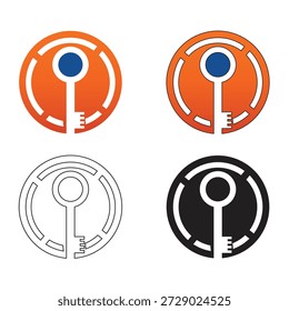 Digital Privacy and Data Protection Lock Concept