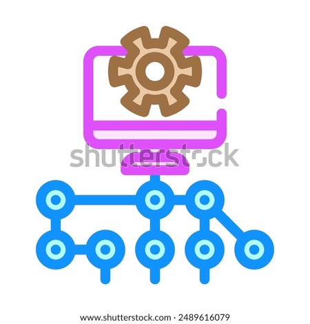 digital product creation color icon vector. digital product creation sign. isolated symbol illustration