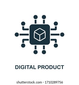 Digital Product icon from digitalization collection. Simple line Digital Product icon for templates, web design