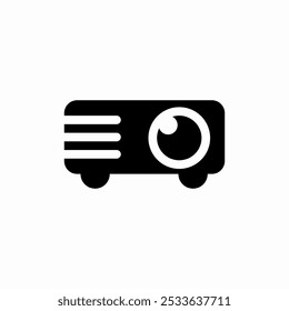 digital projector icon sign vector