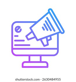 Elemento de icono de promoción digital para diseño
