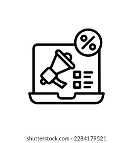 Digital Promotion icon in vector. Illustration