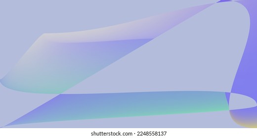 Digital Purple Fluid Smooth Illustration. Modern Futuristic Multicolor Minimal Office Background. Color Lavender Violet Dynamic Shape Gradient Mesh. Layers Rainbow Pastel Dark Smooth Surface.