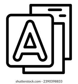 Digital reading icon outline vector. Online book. People read