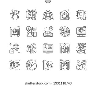 Digital reality Well-crafted Pixel Perfect Vector Thin Line Icons 30 2x Grid for Web Graphics and Apps. Simple Minimal Pictogram
