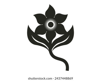 In the digital realm, a flower vector blossoms with exquisite detail, vibrant hues, and a graceful allure that captivates the senses.