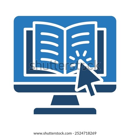 Digital Resources icon line vector illustration