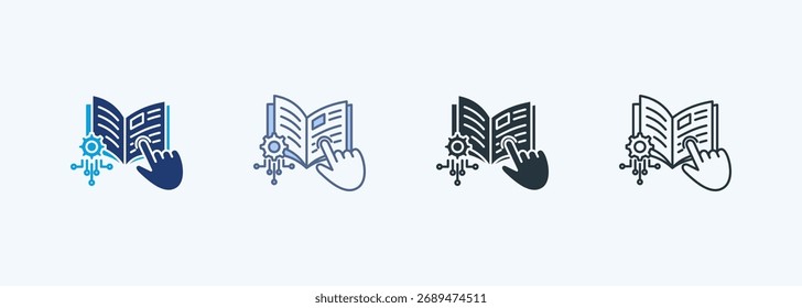 Digital Resources Multiple Style Icon Collection