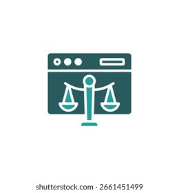 digital rights icon. vector.Editable stroke.linear style sign for use web design,logo.Symbol illustration.